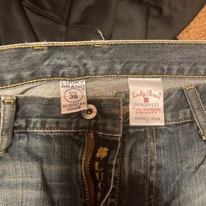 Mens LUCKY FENDER JEAN F size 36